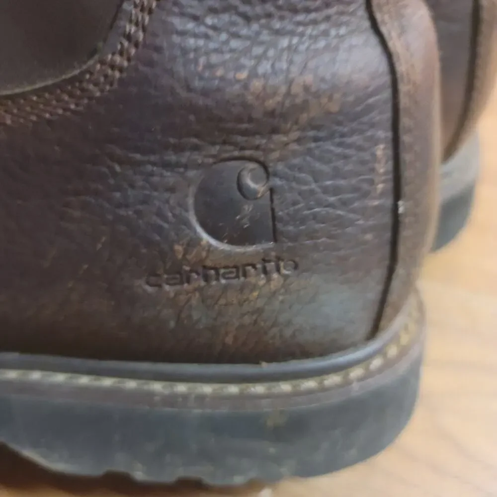 Carhartt Men's US 9.5 M Brown Leather Boot Romeo CMS4100 Waterproof